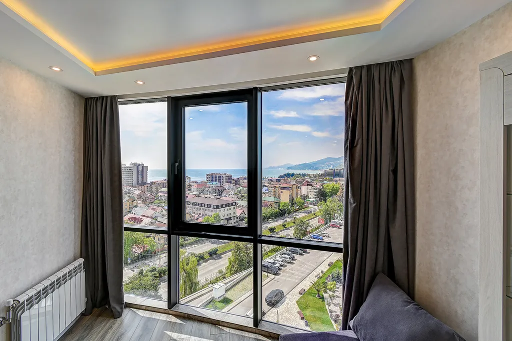 Квартира Квартира ЖК Морская симфония-2 МореСолнцеАпарт с видом на море (9) — Адлер