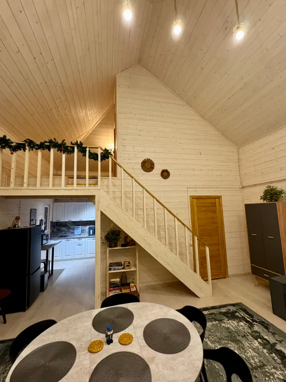 Дом с чаном и сауной в лесу