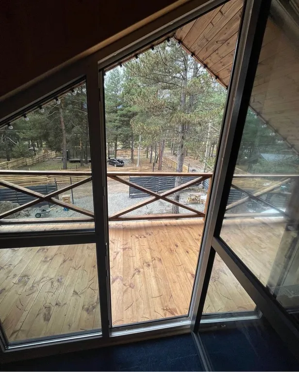 БарнХаус с видом на лес и горы