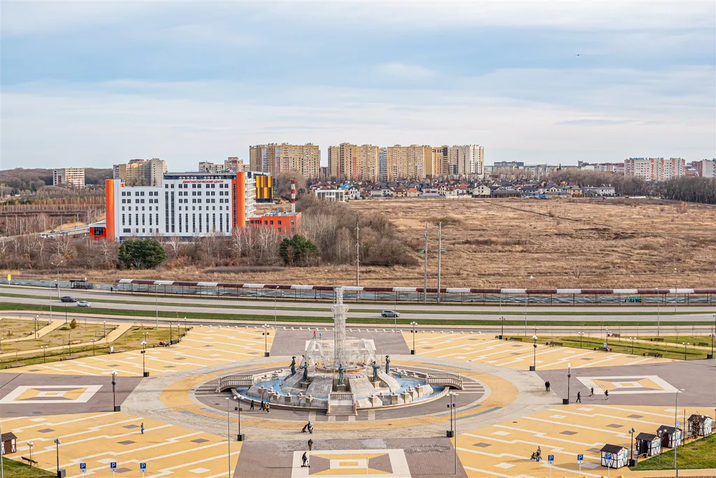 Шикарная квартира с видом на фонтан