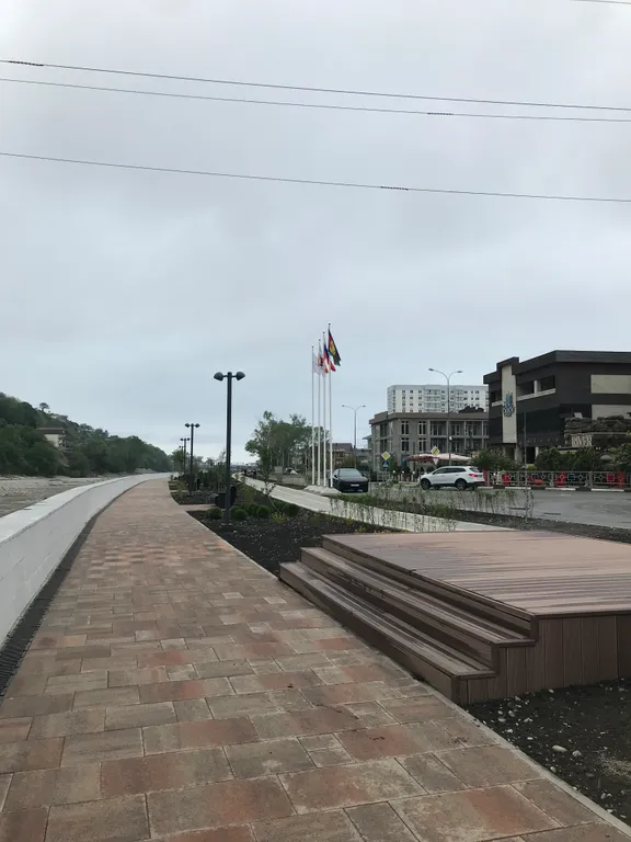 Большая, удобная студия с видом на горы