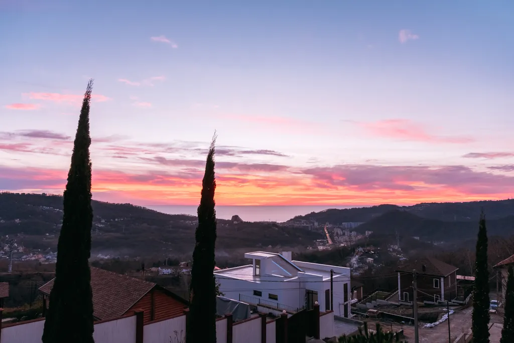 Коттедж Мансарда в горах с видом на море — Сочи