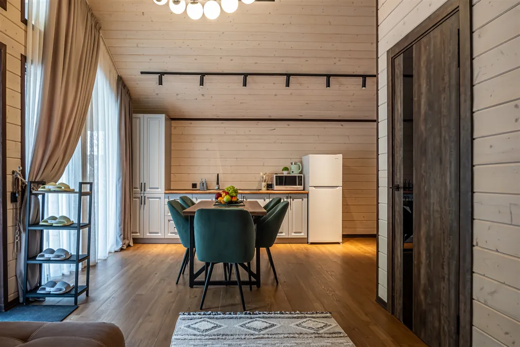 Коттедж с мангалом