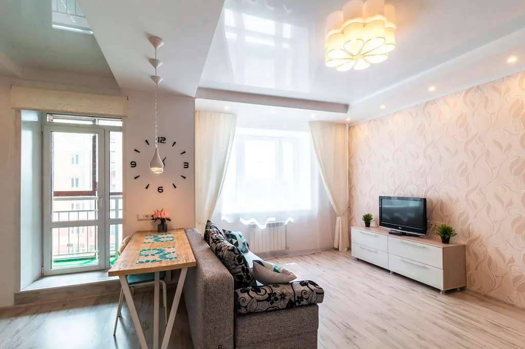 Студия в центре города, зеленый остров