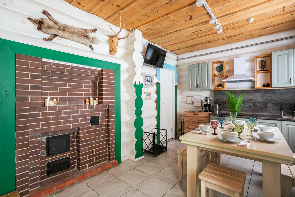 Коттедж Уютный дом Камчатка из кедра с русской баней в Кикино на Веле — Кикино