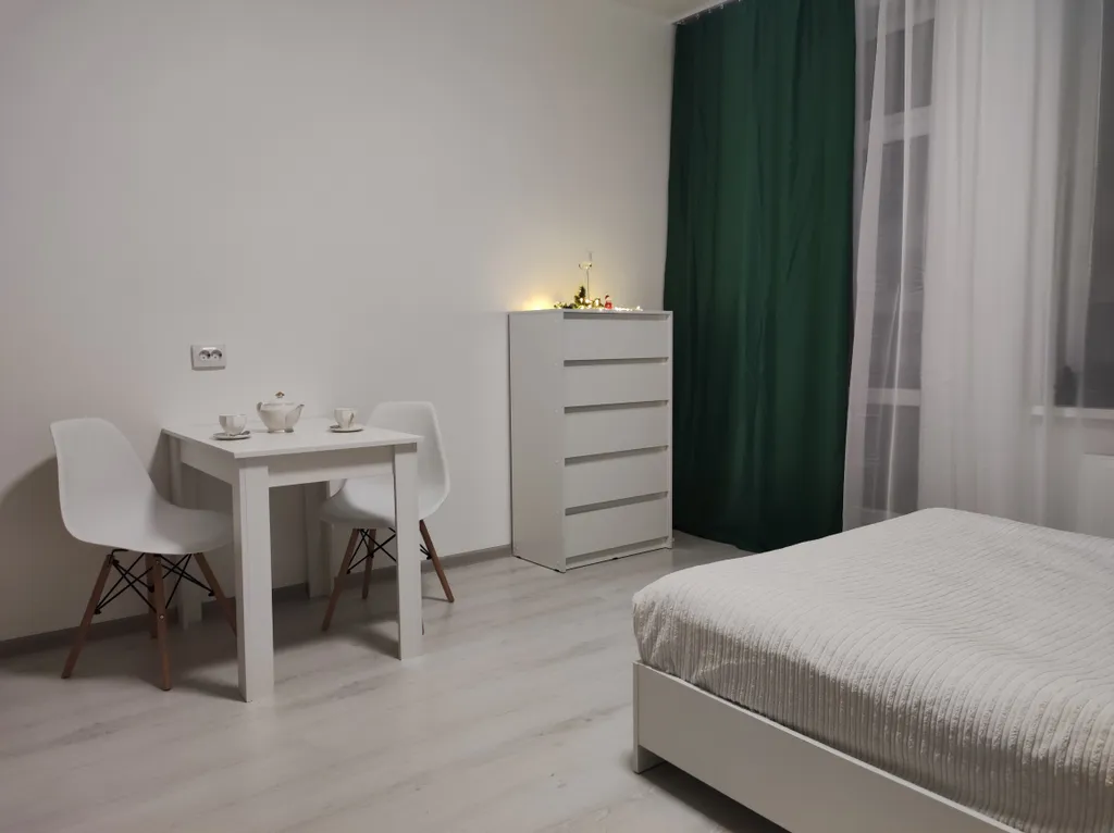 Уютная студия с домашним кинотеатром в ЖК клубного формата