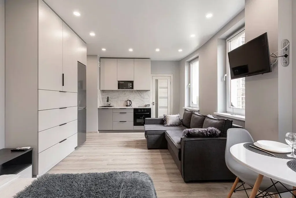 Дизайнерская студия с видом на парк