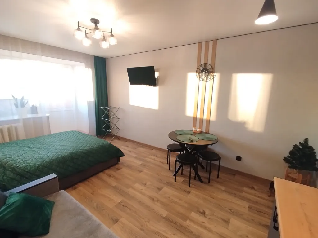 Уютная студия с видом на парк