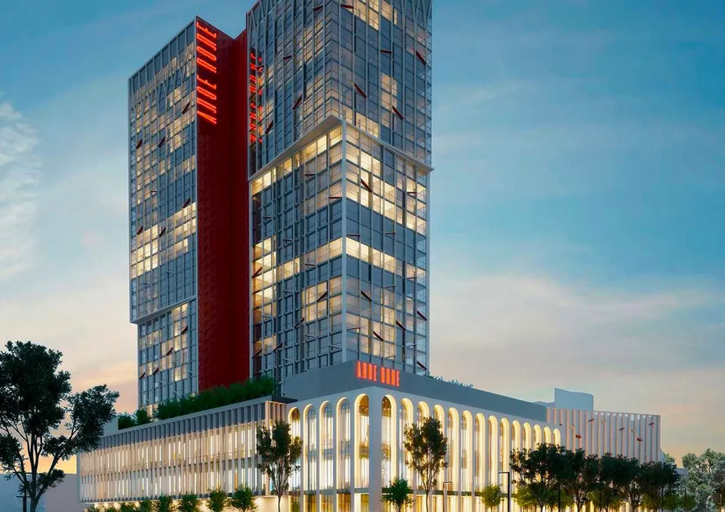 Студия с видом на центр