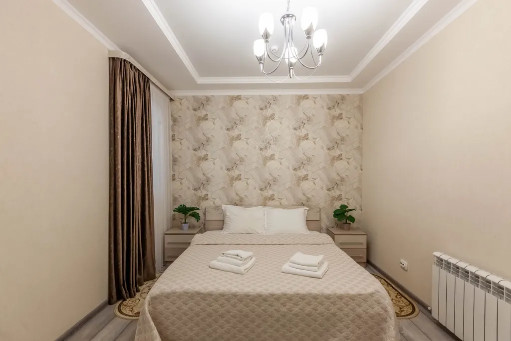 Трёхкомнатная квартира с евроремонтом в новом двухэтажном здании