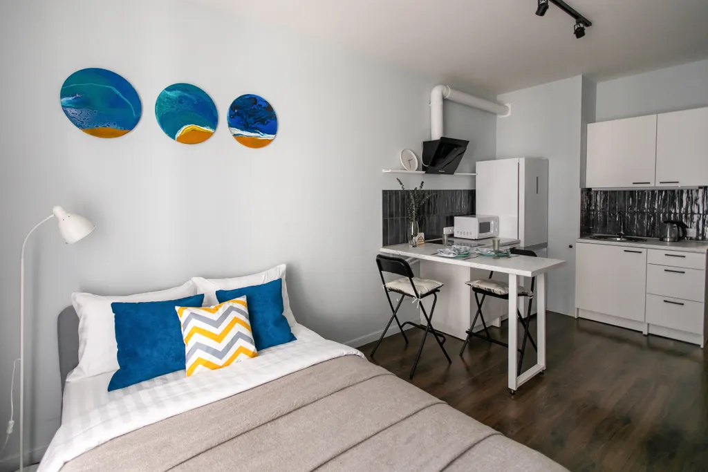 Квартира Квартира Уютная студия у парка победы — Санкт-Петербург