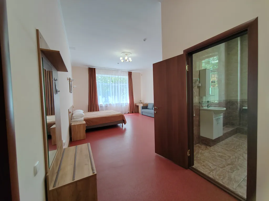 Просторный однокомнатный номер с диваном