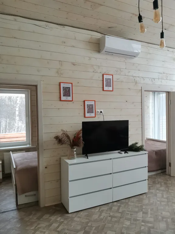 Часть дома с баней внутри