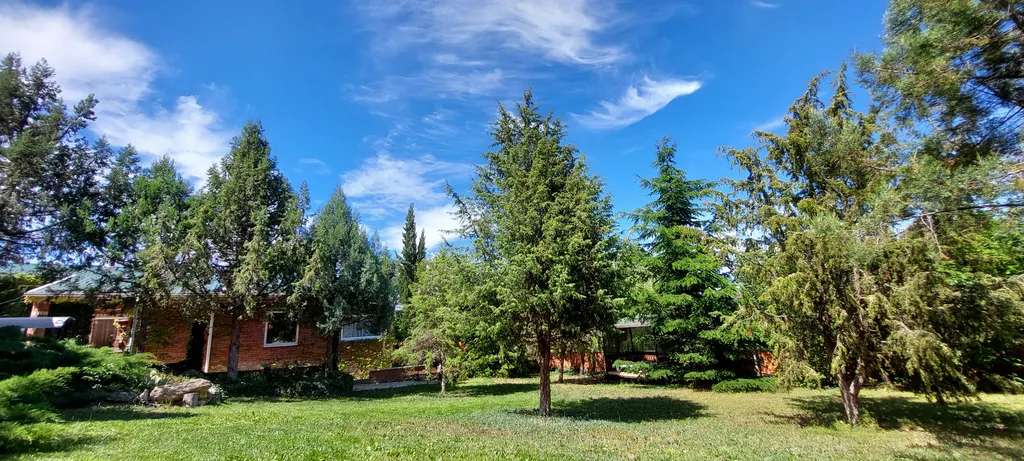 Коттедж Добротный кирпичный дом со своим двором в усадьбе Можжевеловый дворик — Айвовое