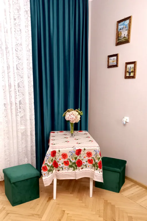 Атмосферная просторная квартира в центре города с шикарными видами