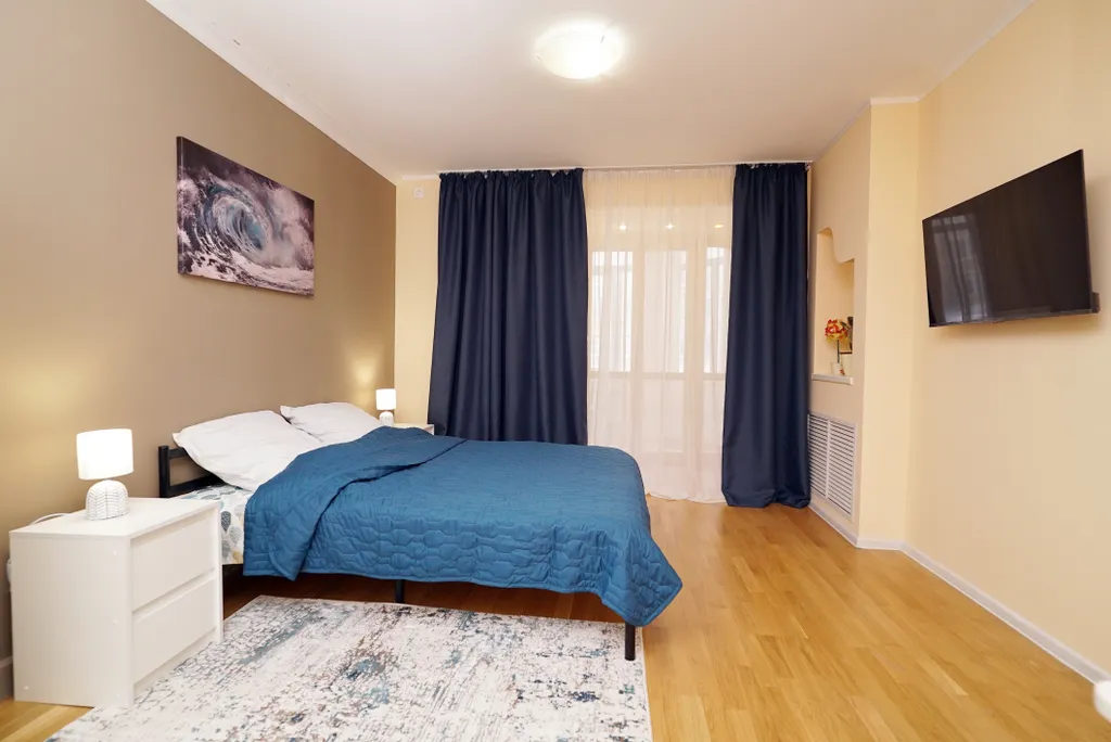 Уютная студия с современным ремонтом в оживлённом районе