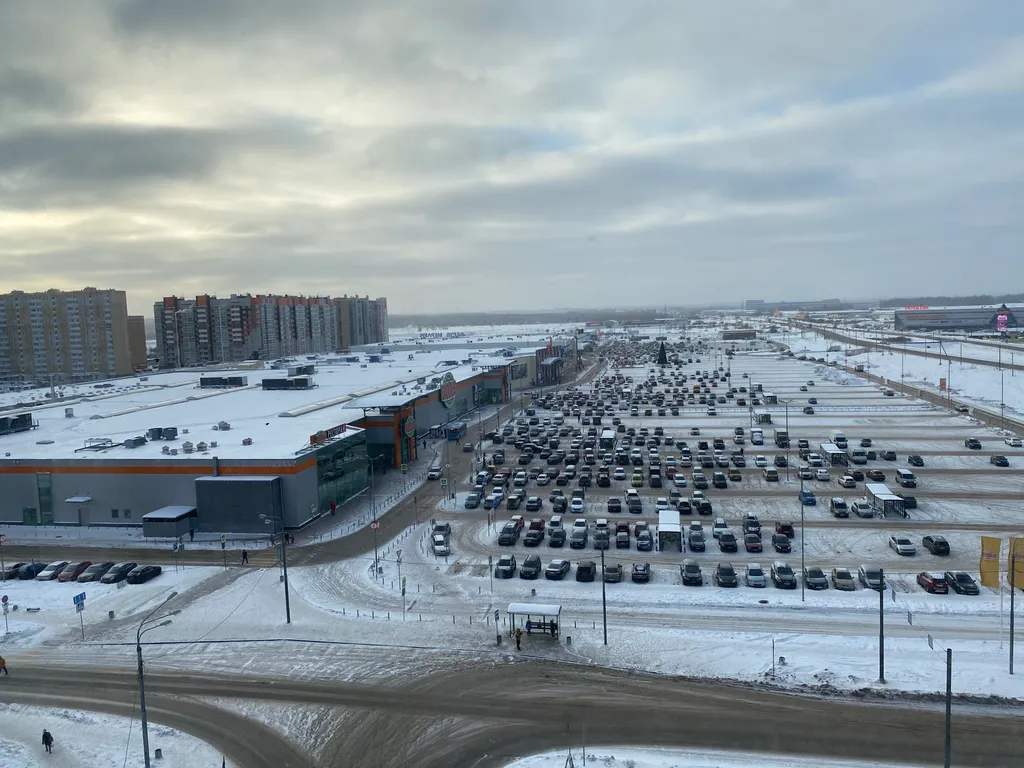 Светлая однушка на высоте с потрясающим видом