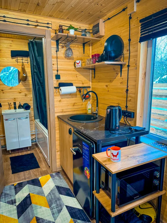 Лесной дом Микки с личной баней и чаном