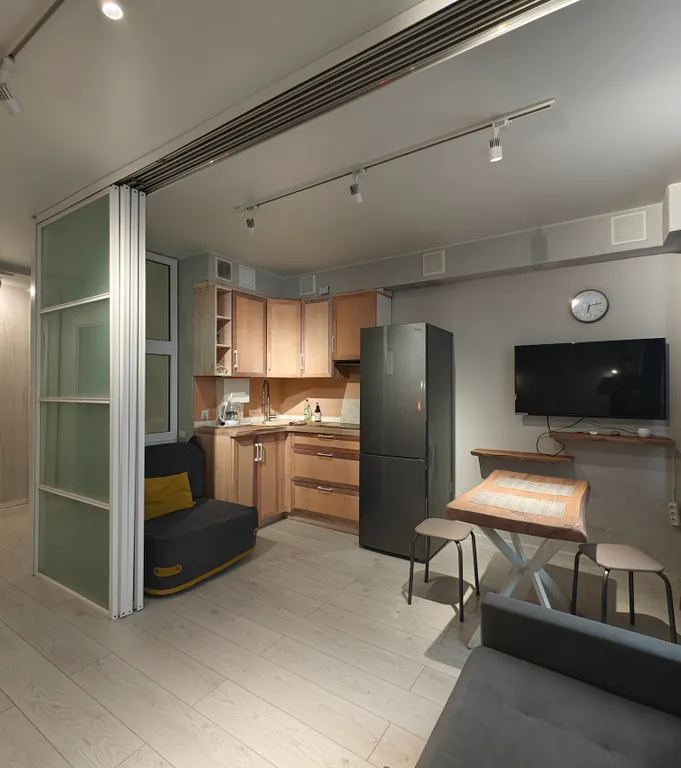 Квартира-студия с красивым видом