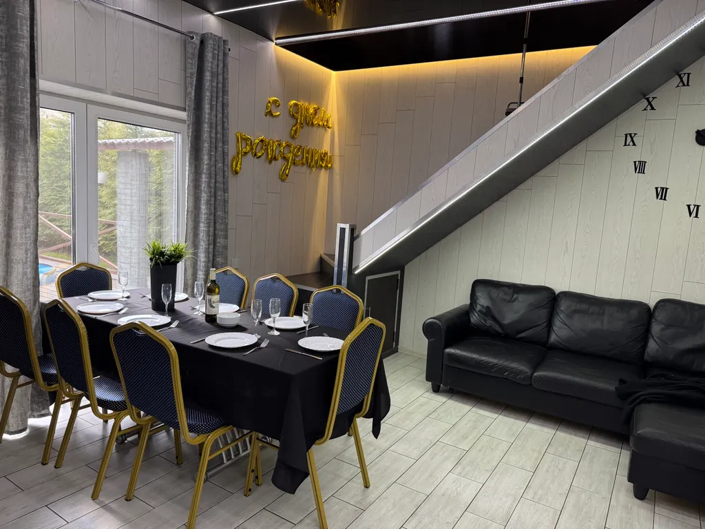 Кайфовая вилла love с русской баней и теплым бассейном в Петергофе