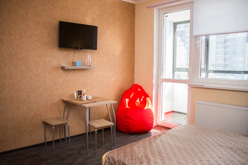 Светлая просторная квартира - студия Смарт недалеко от автовокзала