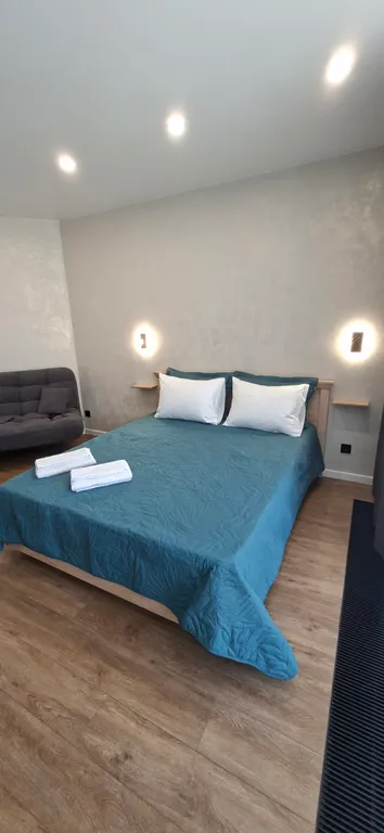 Квартира Уютная квартира - студия в "Garden" с частичным видом на море — Севастополь