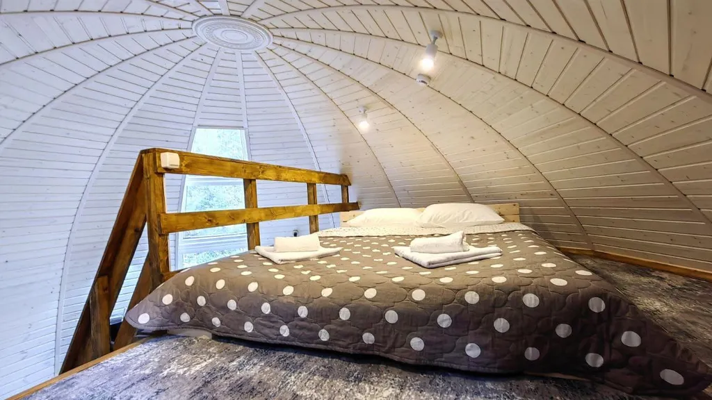 Коттедж Купольный дом в заповедном лесу — Архыз