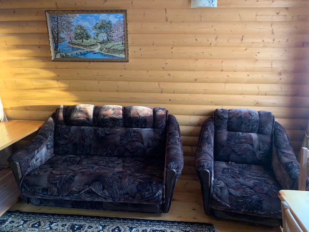 Уютный домик с печью-камином в центре