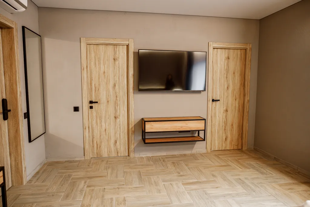 Квартира Квартира Семейный двухкомнатный номер с 1 двуспальной или 2 односпальными крова — Мирное