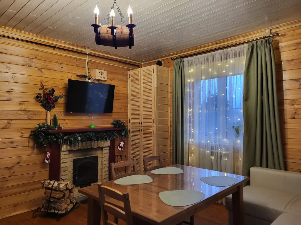 Коттедж Комфортный коттедж с баней, камином и мангальной зоной — Дракино