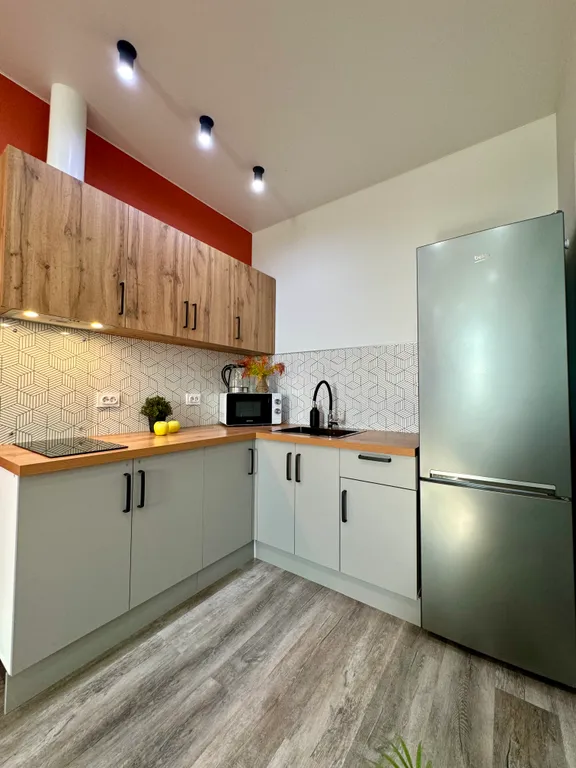 Скандинавская квартира с панорамным видом на город