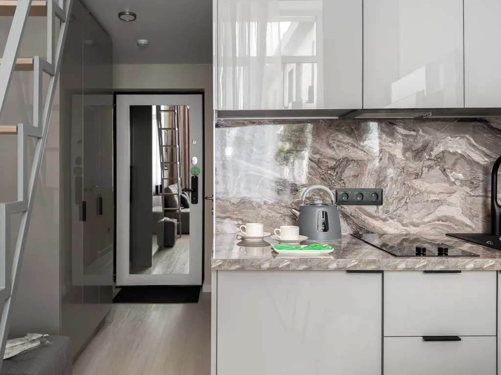 Квартира Квартира Уютная студия у метро с бесконтактным заездом, отчётными документами — Москва