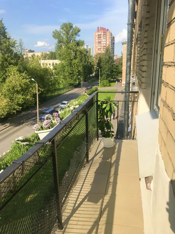 Yellow apartments near metro Elizarovskaya