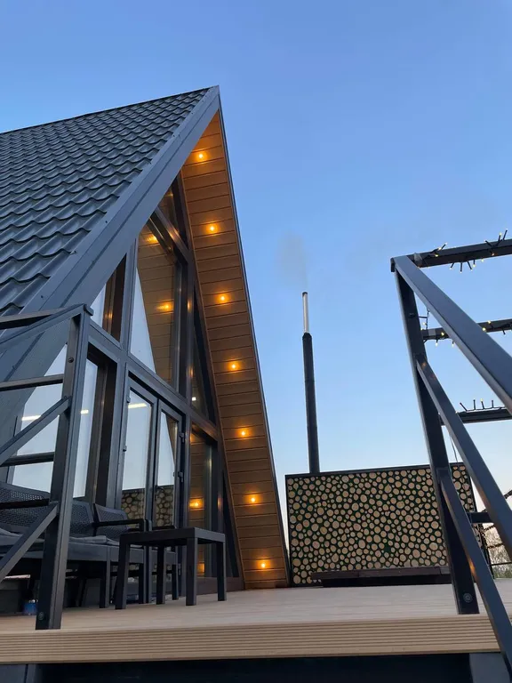 Коттедж Стильный дом с панорамным видом и банным чаном — аренда посуточно в Кстово