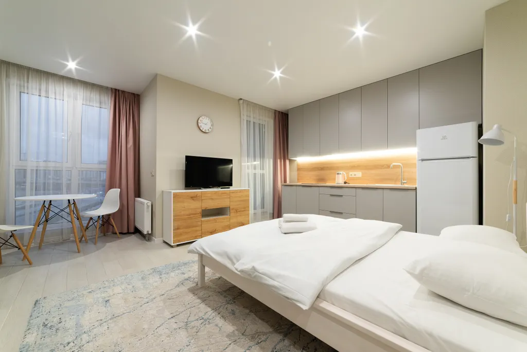 Квартира студия Минск Мир с балконом