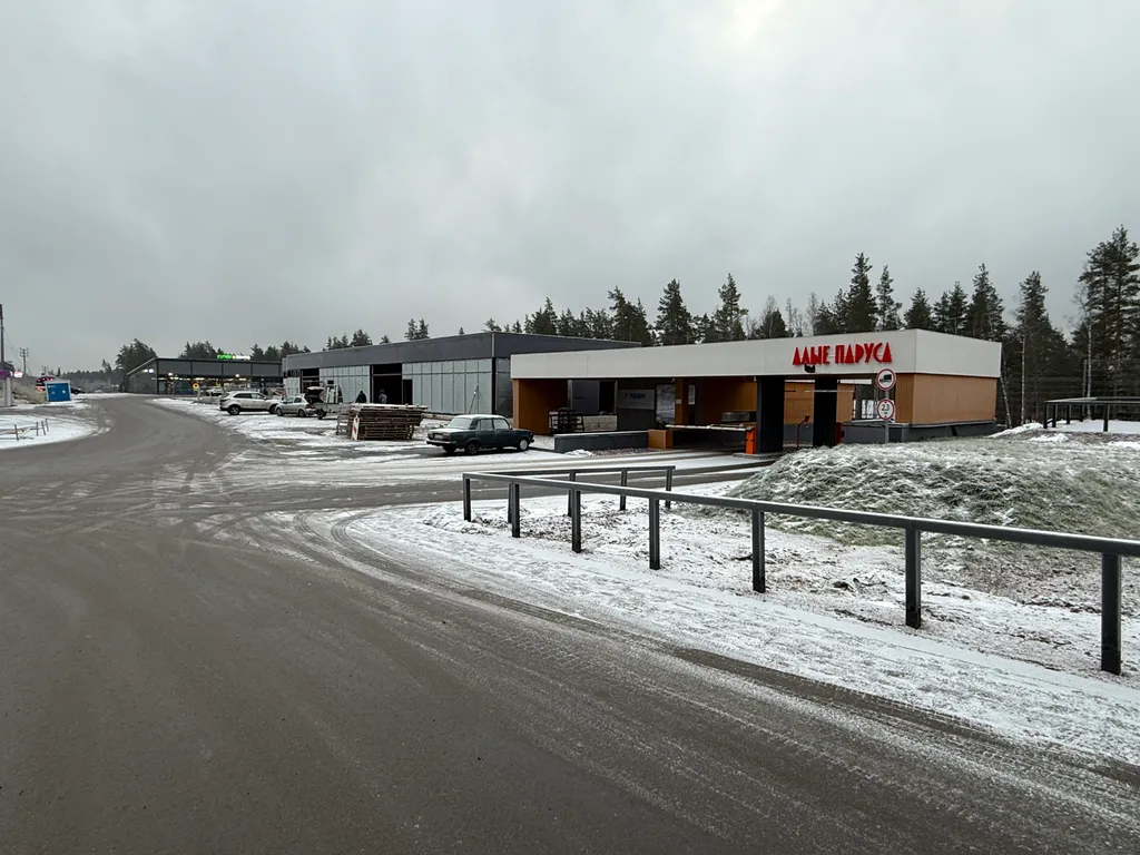 Новый домик в лесу у залива