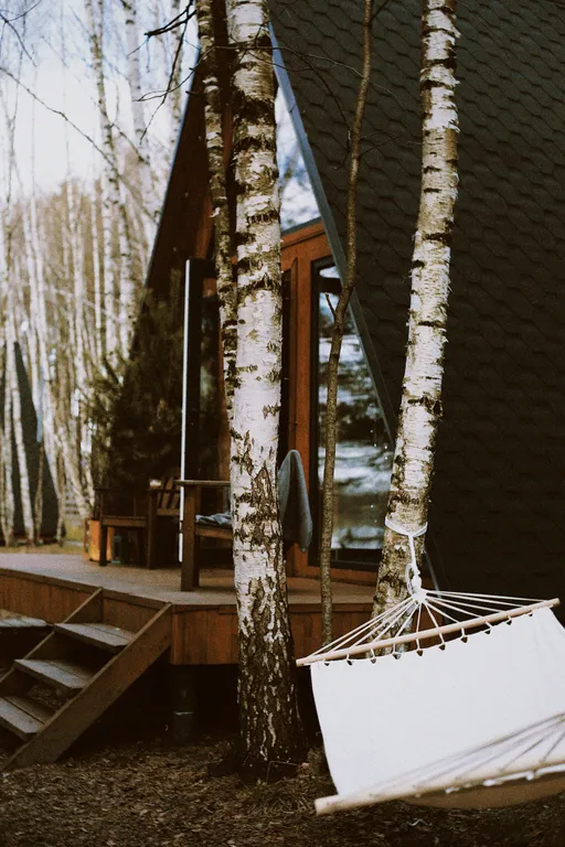 Коттедж Треугольный домик 36м2 с завтраком — Куровское