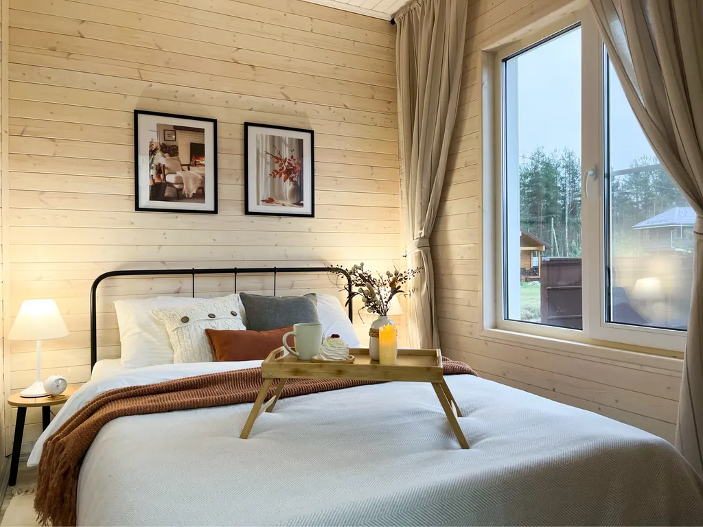 Коттедж Сканди дом с фотозонами и сауной у залива — Санкт-Петербург