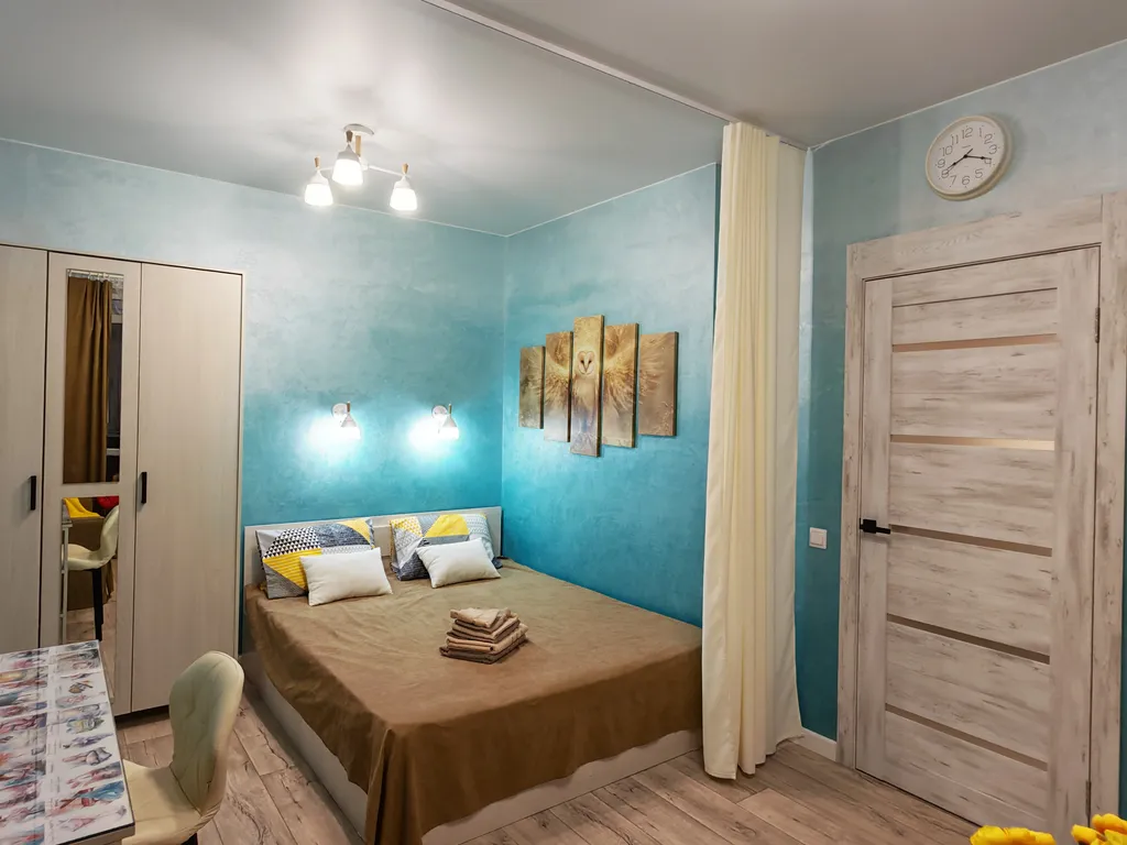 Квартира с новогодней атмосферой в новостройке