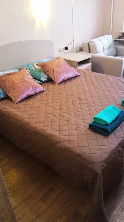 Уютная студия с видом на гору Железную и каскадную лестницу