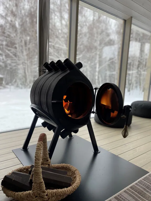 Дубльдом с видом на лес и городским комфортом в Капитан клаб