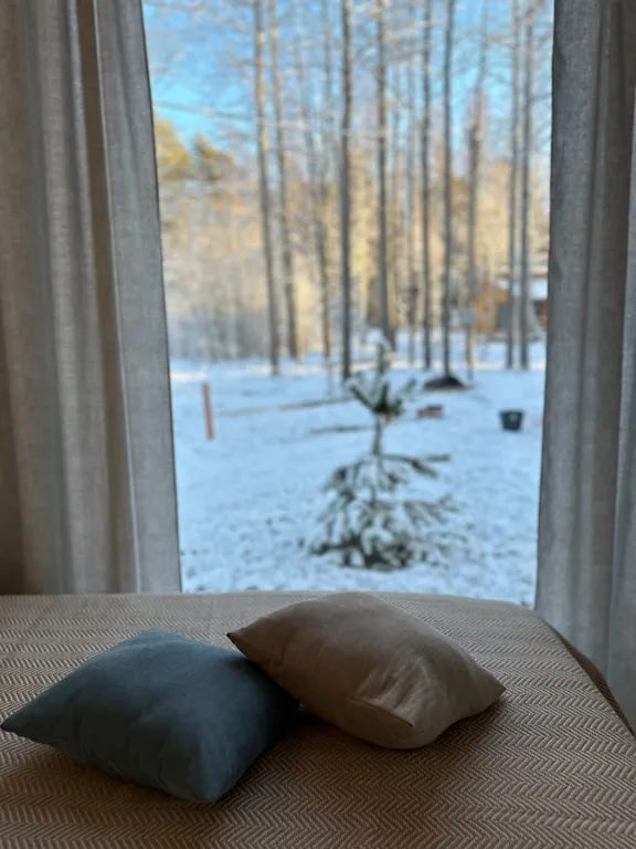 Коттедж Домик с панорамной ванной на озере Вуокса — Беличье