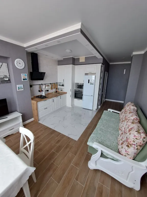 Квартира Уютная квартира с евро отделкой в жк Прованс с подземной парковкой — Геленджик