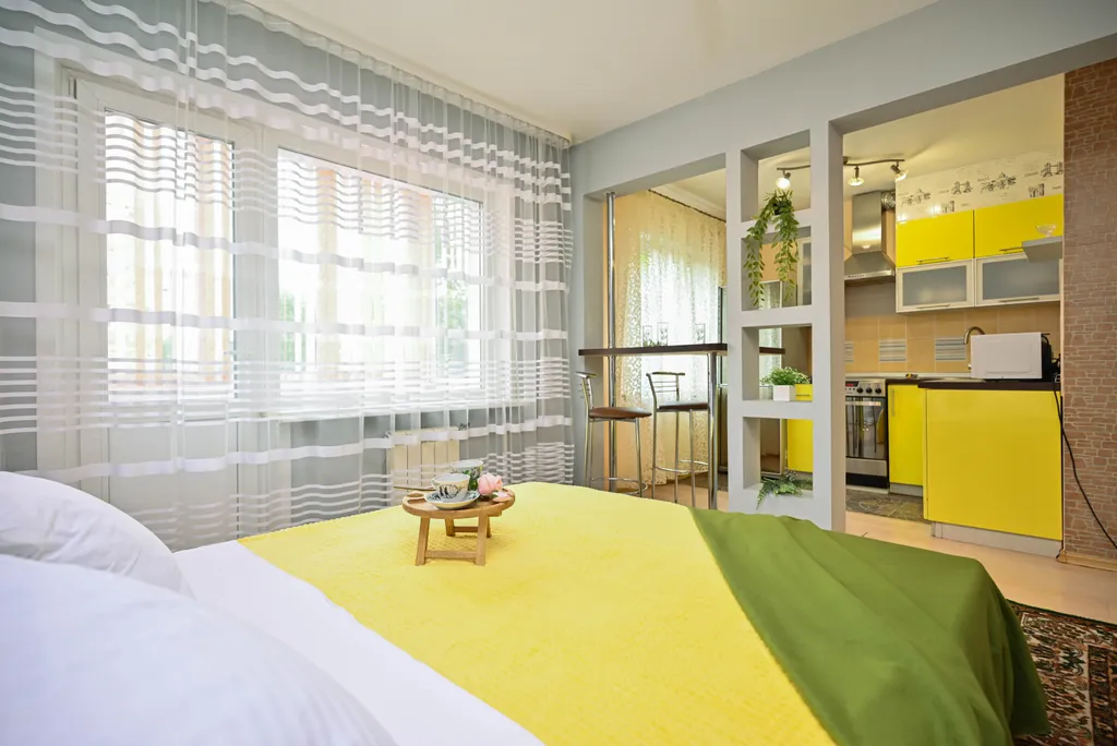 Квартира Комфортная 1-комнатная квартира Предмостной для 4-х гостей — Красноярск