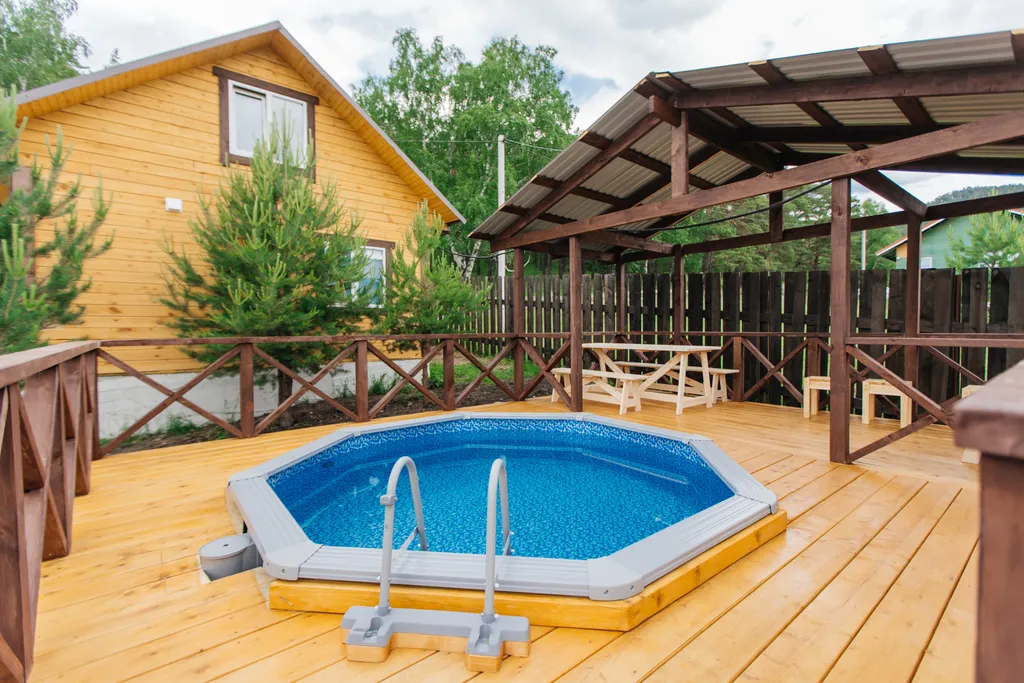 Домик в горах со всеми удобствами