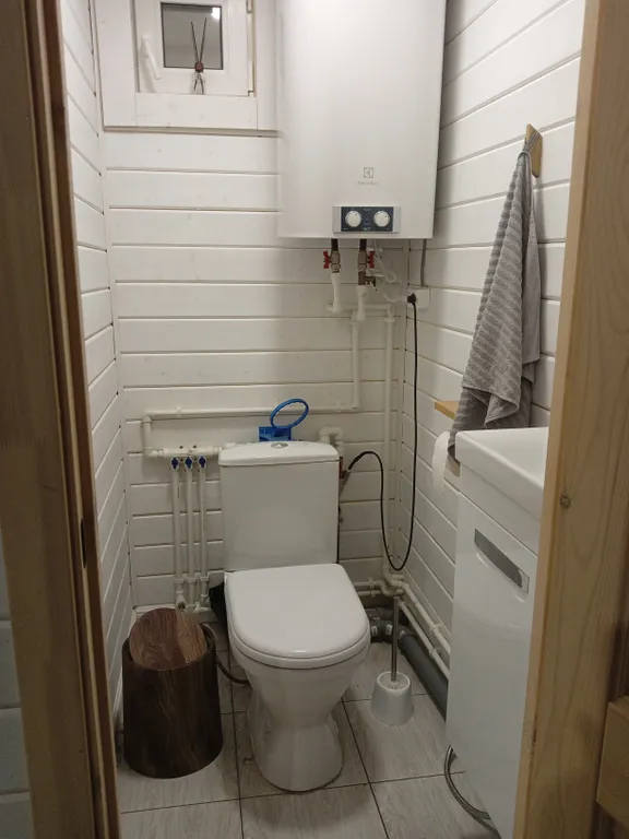 Дом с сауной и камином у леса в Карелии