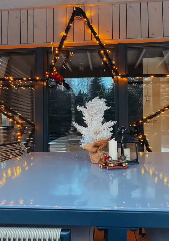 Уютный дом с панорамным видом на лес