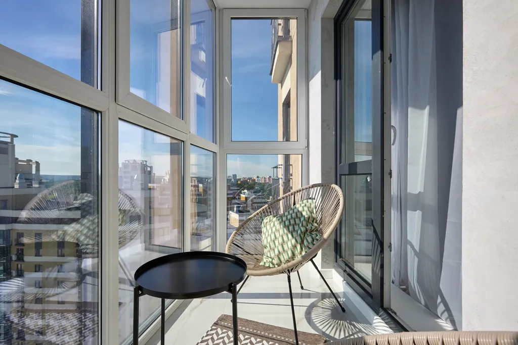 Современная квартира на одном из верхних этажей