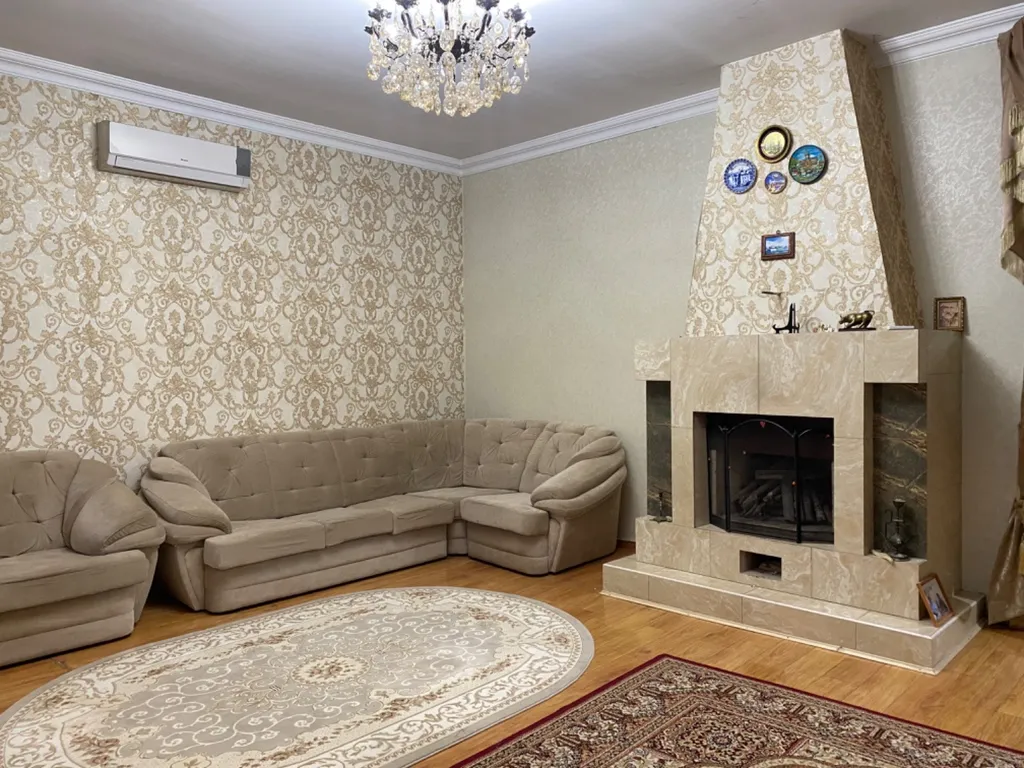 Уютный одноэтажный дом с двором, мангалом и беседкой