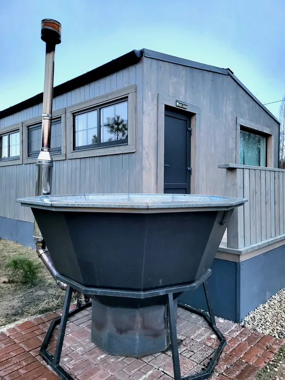 Дом Комфортный на заливе реки Нерль с видом на лес